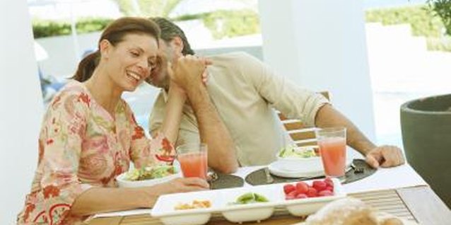 Digital Vision/Digital Vision/Getty Images Encourage his sharing by listening to both words and actions.