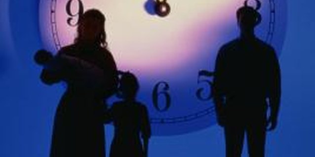 Jupiterimages/Photos.com/Getty Images Only 15 percent to 25 percent of noncustodial dads visit with their kids weekly.