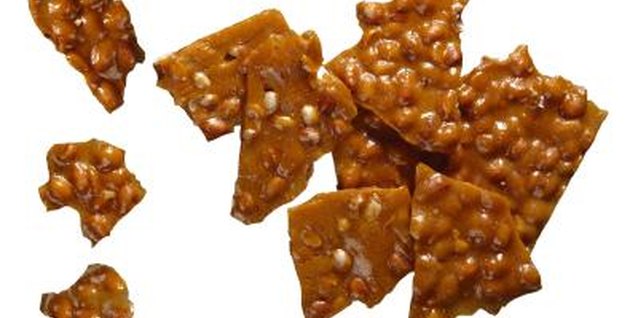 Brand X Pictures/Brand X Pictures/Getty Images Peanut brittle is an old-fashioned treat that remains widely popular.