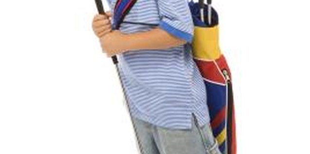 BananaStock/BananaStock/Getty Images Mini golf can keep tots entertained during the spring and summer.