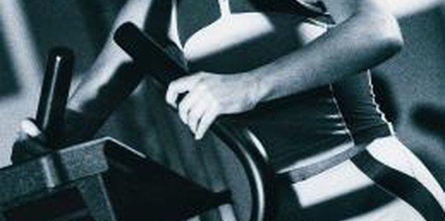 Stockbyte/Stockbyte/Getty Images Repeated stepping workouts can help you lose weight.