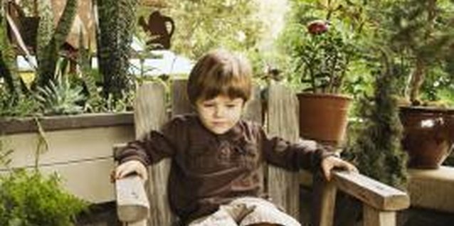 Jupiterimages/Brand X Pictures/Getty Images Children with low IQs may need to be separated from the group when they become upset.