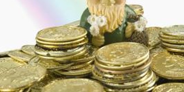 Thinkstock Images/Comstock/Getty Images The fabled leprechaun always has a stash of gold coins.
