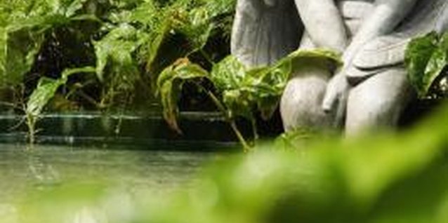 Medioimages/Photodisc/Photodisc/Getty Images Solar fountains will operate in your water garden whenever they are exposed to full sunlight.