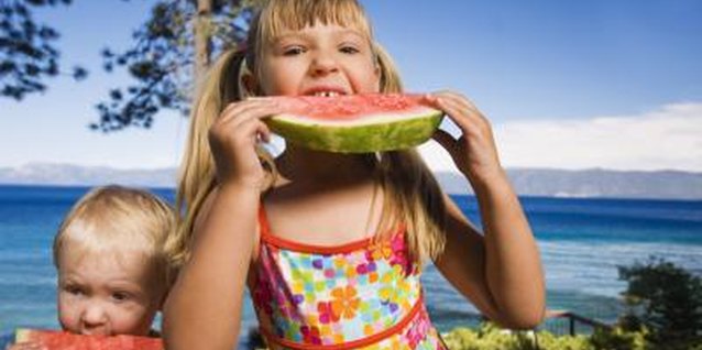 Creatas Images/Creatas/Getty Images Sweet and juicy watermelon contains nutrients toddlers need to grow.