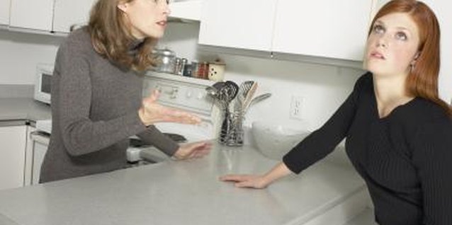 Hemera Technologies/AbleStock.com/Getty Images Arguments between in-laws can also strain parent-child relationships.