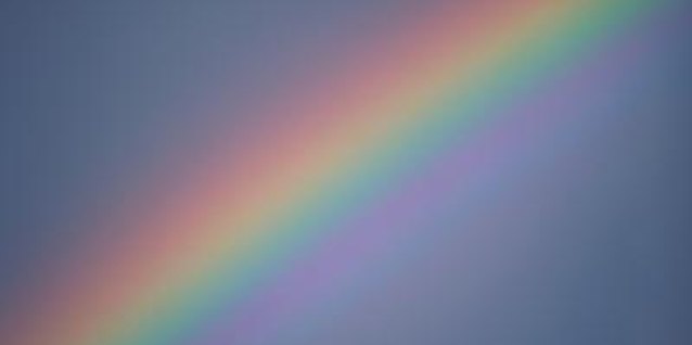 Stockbyte/Stockbyte/Getty Images The colors of the rainbow are red, orange, yellow, green, blue, indigo and violet.
