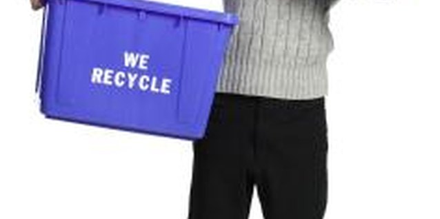 PhotoObjects.net/PhotoObjects.net/Getty Images Teach your teen which materials he can recycle and potentially repurpose.