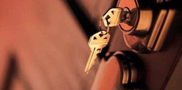 Comstock/Comstock/Getty Images Maintain your locks to avoid breaking both lock and key.