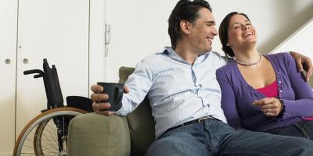 John Rowley/Digital Vision/Getty Images Spouses who are disabled by stroke still have ability to express appreciation and provide emotional support.