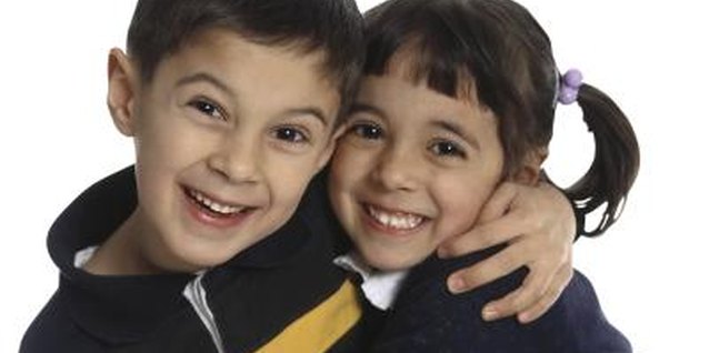 Hemera Technologies/PhotoObjects.net/Getty Images Siblings share a bond and can learn to be a team.