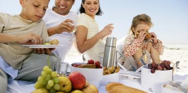 Goodshoot/Goodshoot/Getty Images Food at the beach tends to be simple.