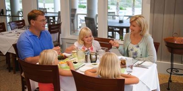 Jupiterimages/Comstock/Getty Images Introduce your kids to restaurant etiquette during off-peak hours when you won't disrupt other customers.