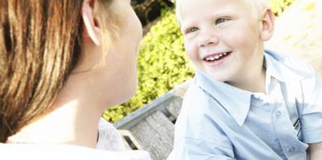 Hemera Technologies/AbleStock.com/Getty Images Encourage your chatty preschooler to tell you truthful stories about his day.