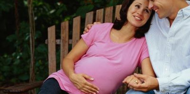 Stockbyte/Stockbyte/Getty Images Expressing yourself to your husband will give you the opportunity to reconnect with him during your pregnancy.