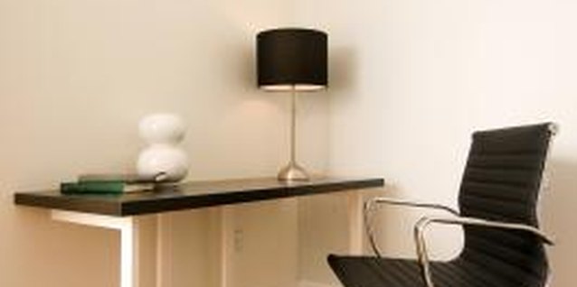 Jupiterimages/Photos.com/Getty Images Design a study space in a bare corner.