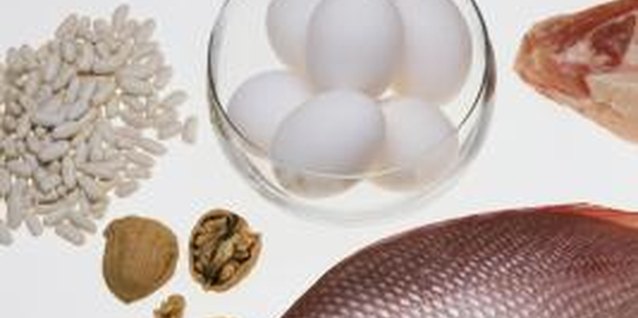 Comstock/Comstock/Getty Images Proteins are a good way to add extra calories to your diet without adding carbs.