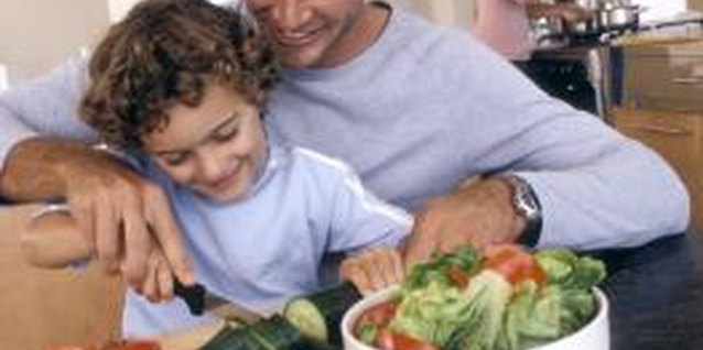 Pixland/Pixland/Getty Images To maximize kid appeal, peel your cucumbers before serving.