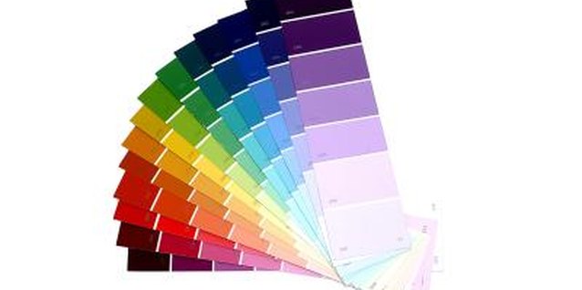 Jupiterimages/Photos.com/Getty Images One color mixed with varying amounts of white creates an ombre effect.