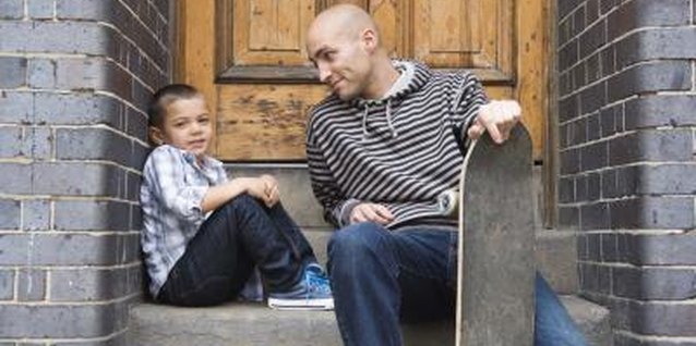 Jupiterimages/Polka Dot/Getty Images Interaction and conversation help your preschooler develop good language skills.
