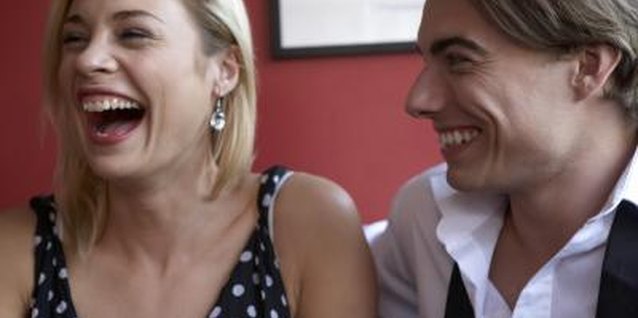 BananaStock/BananaStock/Getty Images Flirting isn't always obvious.