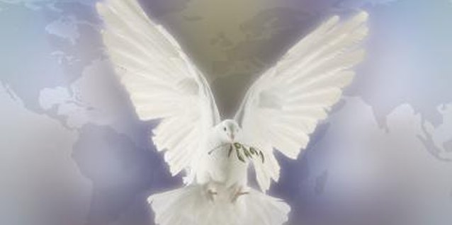 Comstock/Comstock/Getty Images Teach the meaning behind the peace dove with fun crafts.