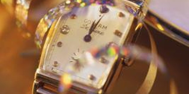 Comstock/Comstock/Getty Images Abrasive cleansers will scratch or damage your gold-plated watch.