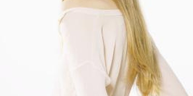 Digital Vision./Digital Vision/Getty Images Get rid of static on your sheer blouse with things you already have at home.