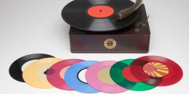Creatas/Creatas/Getty Images Colored vinyl records make exceptional decor accents.