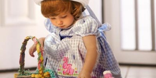 Thinkstock/Comstock/Getty Images Choose toddler-safe items for her Easter basket.