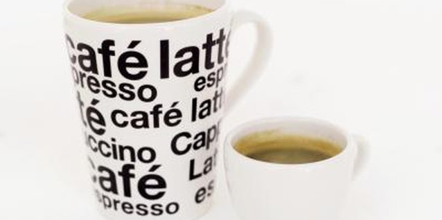 Stockbyte/Stockbyte/Getty Images The flavor of espresso is more concentrated than that of coffee.