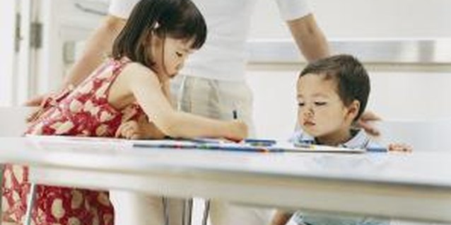 Digital Vision./Digital Vision/Getty Images Help your preschooler learn about art.