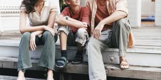 Digital Vision./Digital Vision/Getty Images Children learn valuable skills when they observe peaceful conflict resolutions.