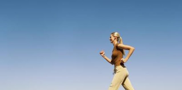 Stockbyte/Stockbyte/Getty Images Morning and evening walking burns calories and gives you energy.