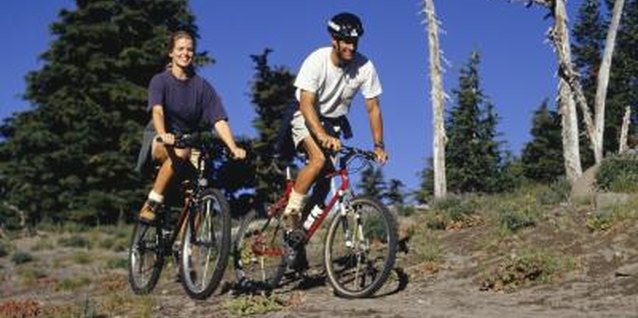 Photodisc/Valueline/Getty Images You need water for long rides -- where you store it is up to you.