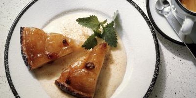Eising/Photodisc/Getty Images Frozen fruit is especially suited to upside-down cakes.