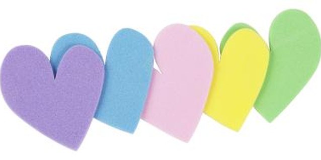 Hemera Technologies/PhotoObjects.net/Getty Images Foam crafts are fun for toddlers and non-stressful for you.
