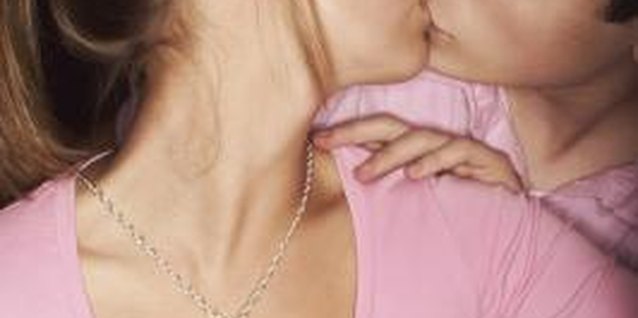 Jupiterimages/Brand X Pictures/Getty Images Teens experience hormonal changes when they fall in love.
