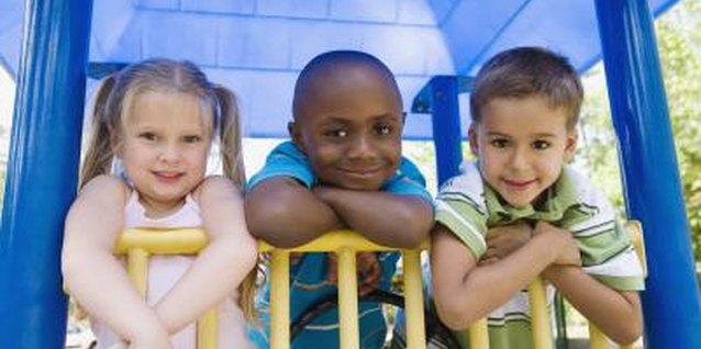 Jupiterimages/Comstock/Getty Images Fun activities can accompany discussions about racial unity.