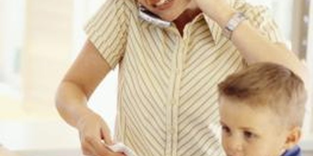Goodshoot/Goodshoot/Getty Images Keep toys and other play things away in the mornings to prevent pint-sized meltdowns.