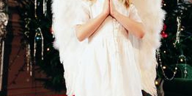 Digital Vision./Digital Vision/Getty Images Your child might think she will spend eternity as an angel.