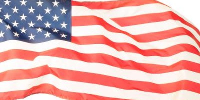Hemera Technologies/Photos.com/Getty Images The flag should always wave freely.