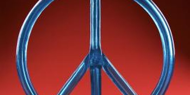 Thinkstock/Comstock/Getty Images The iconic peace sign is commonly associated with hippy culture.