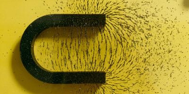 Jupiterimages/Photos.com/Getty Images A magnetic field is the area in which a magnet is powerful.