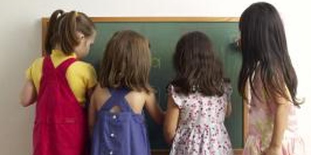 Creatas/Creatas/Getty Images Flannel boards provide interactive learning for preschoolers.