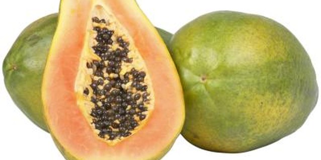 PhotoObjects.net/PhotoObjects.net/Getty Images Papaya gives baked goods a tropical flavor.