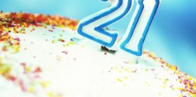 Stockbyte/Stockbyte/Getty Images Turning 21 is an important milestone for most young people.