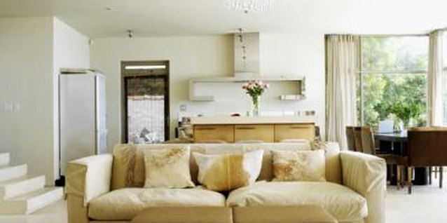 George Doyle/Stockbyte/Getty Images A beautiful couch brings your home up to date.