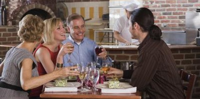 Jupiterimages/Stockbyte/Getty Images Meeting at your favorite restaurant will help your boyfriend feel comfortable.