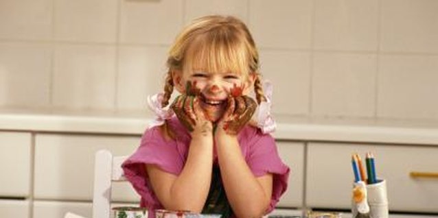 David De Lossy/Photodisc/Getty Images Kids can make a mess faster than adults can pick things up.